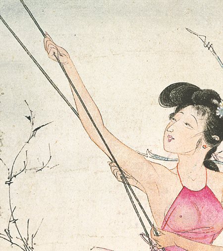 衡阳-胡也佛的仕女画和最知名的金瓶梅秘戏图